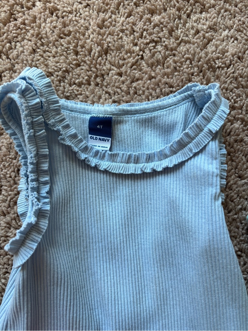 Old Navy Ribbed Ruffle Tank Top Bundle: 4T - Picture 7 of 8